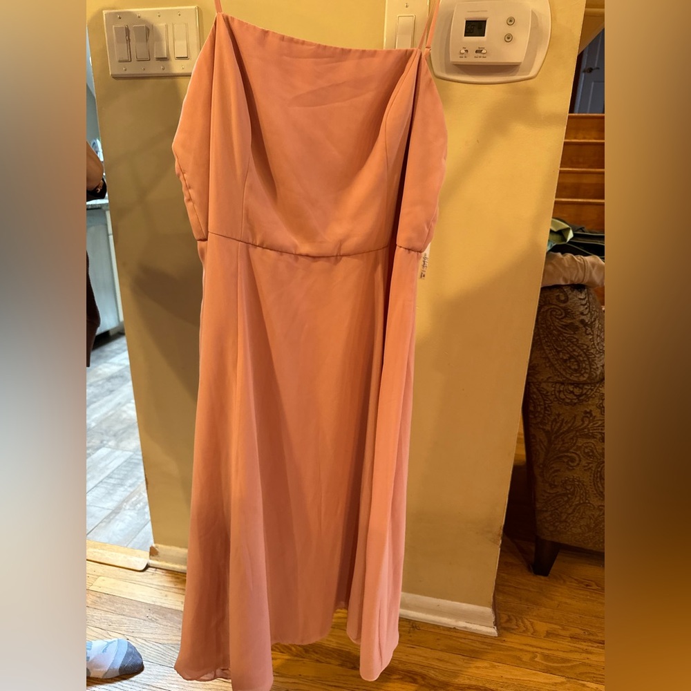 Celebrate DB Studio Blush Pink Chiffon Maxi Dress – Size 18